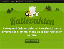 Tablet Screenshot of kattevakten.com